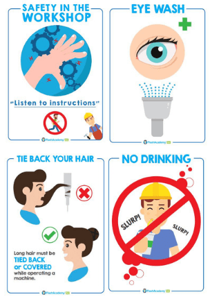 Design & Technology Safety Posters