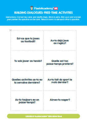 French: Free Time Activities Dialogues