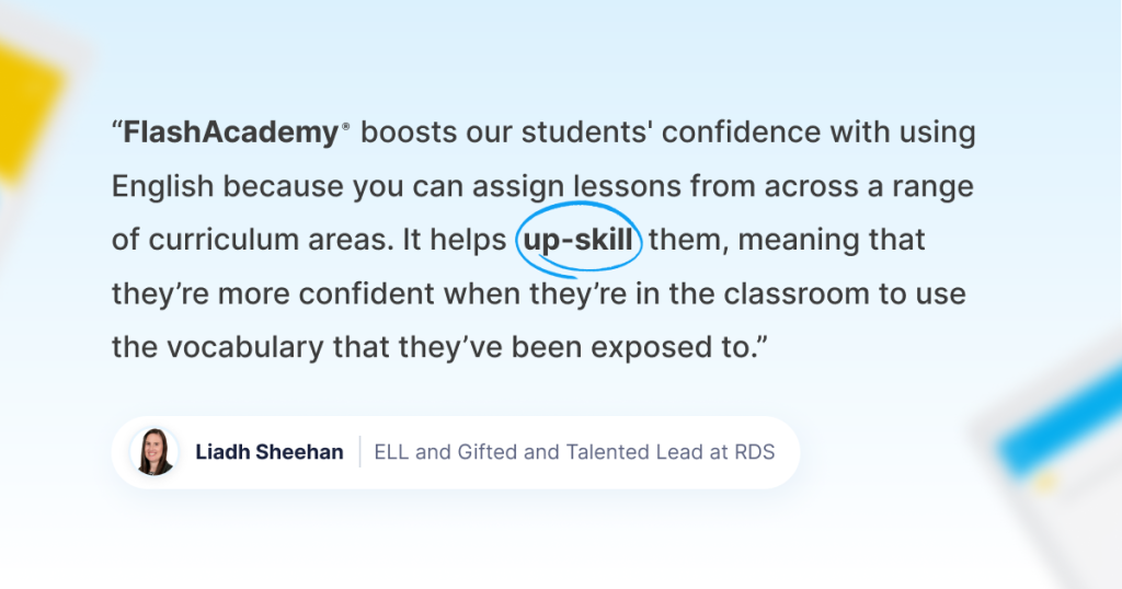 GEMS Royal Dubai School case study quote: international EAL / ELL 