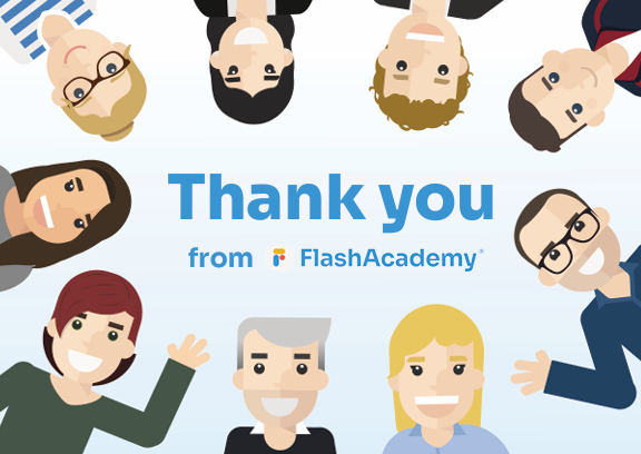 Thank you from FlashAcademy - let's advance EAL education technology together!