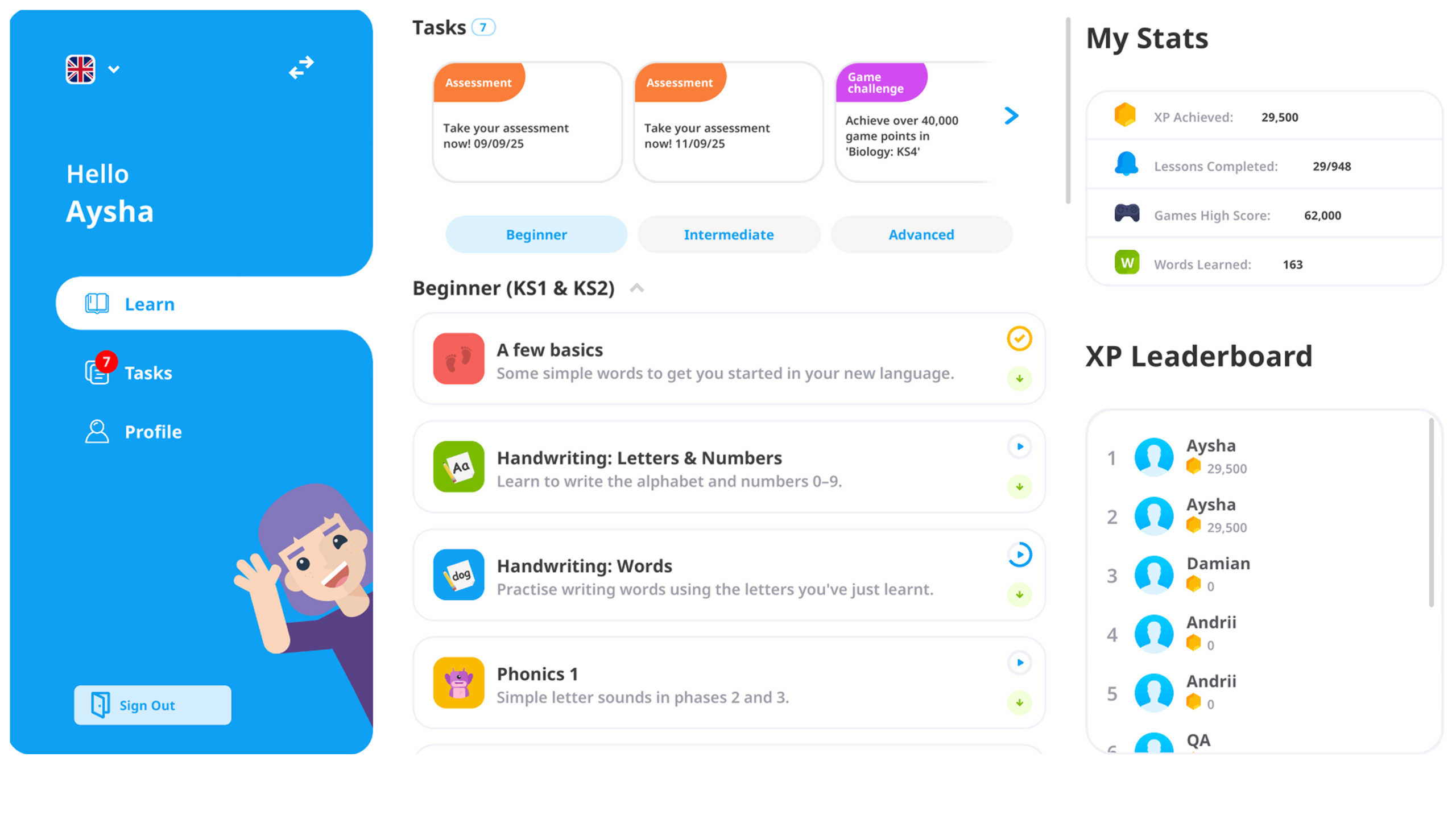 English Learning App for International Schools | Curriculum-Aligned